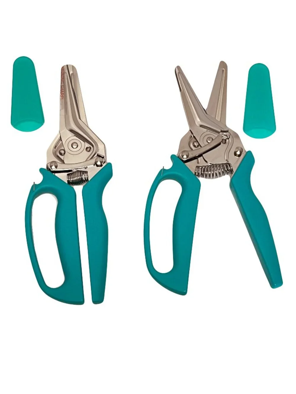 Kuhn Rikon 3-in-1 Shears with Loop Handles Set of 2 TEAL NEW K88161
